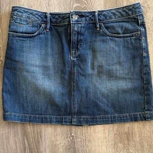 Banana Republic Blue Denim Mini Skirt